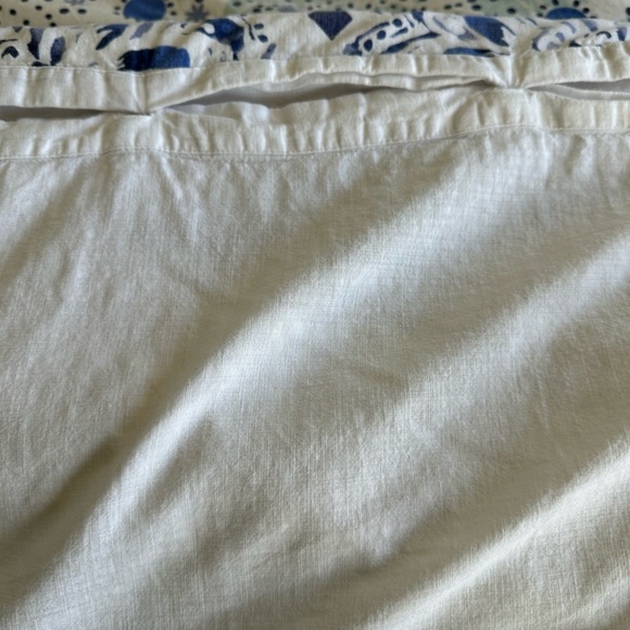 Pottery Barn PB Teen Kelly Slater Ocean Blue Floral Duvet Cover TWIN Sham - Picture 6 of 10